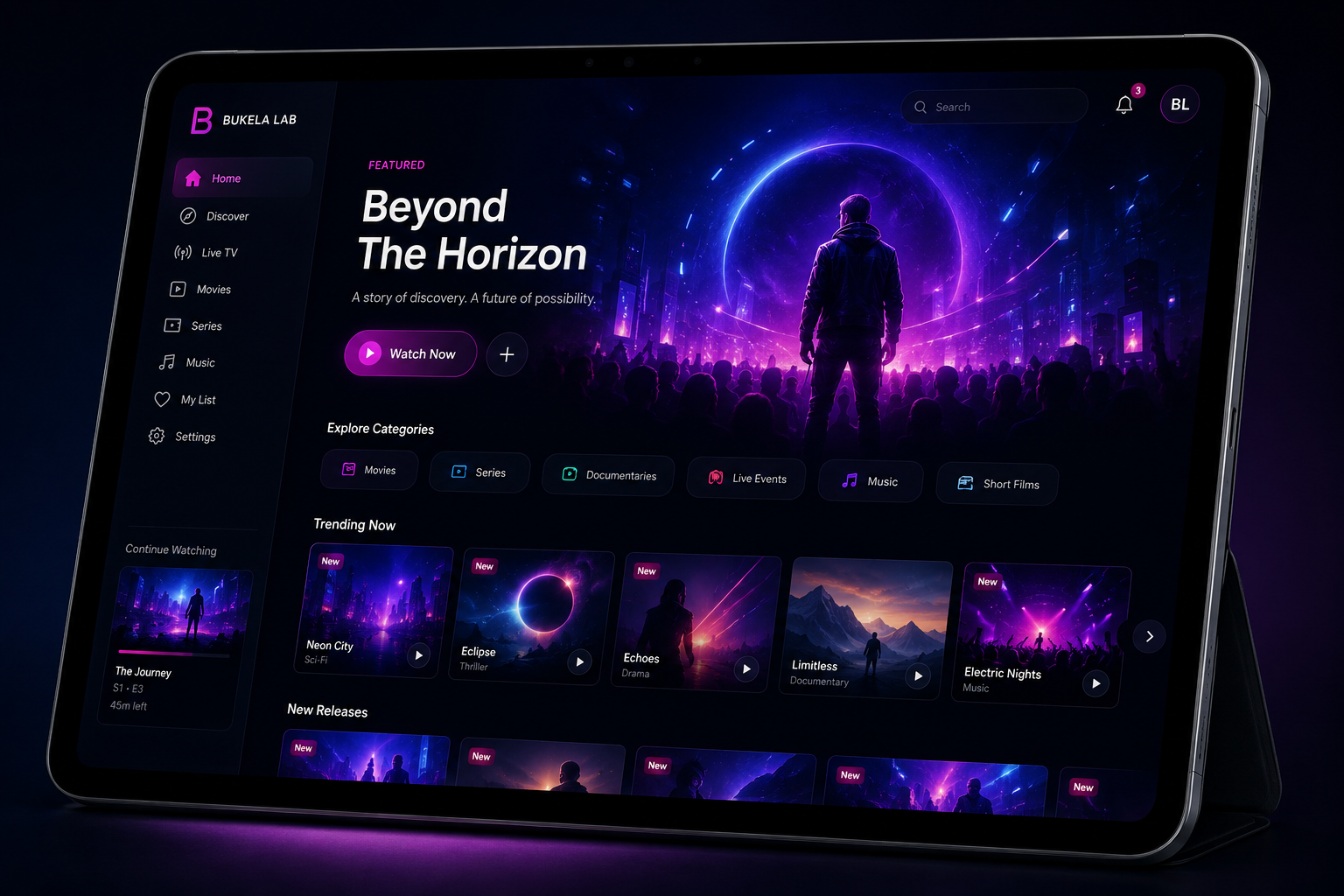 Entertainment platform concept